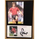 Signed picture of Arnold Muhren the Manchester United footballer.